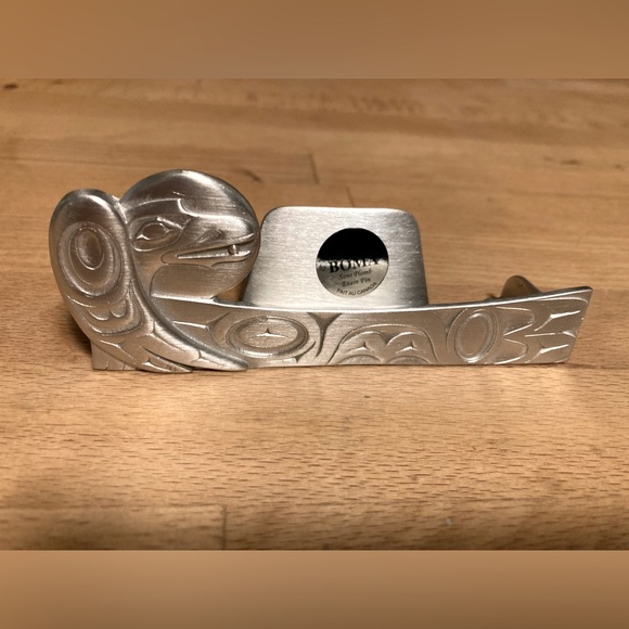 Pewter business card holder - Picture 1 of 3